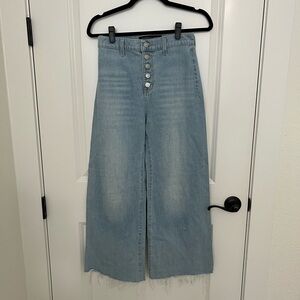 Veronica Beard Sky Blue Flare Jeans